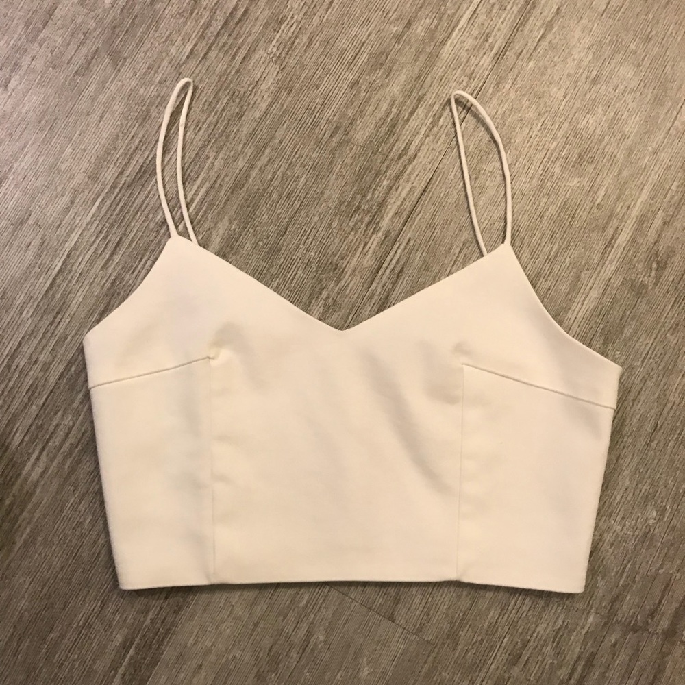 Faith in Love White Crop Top